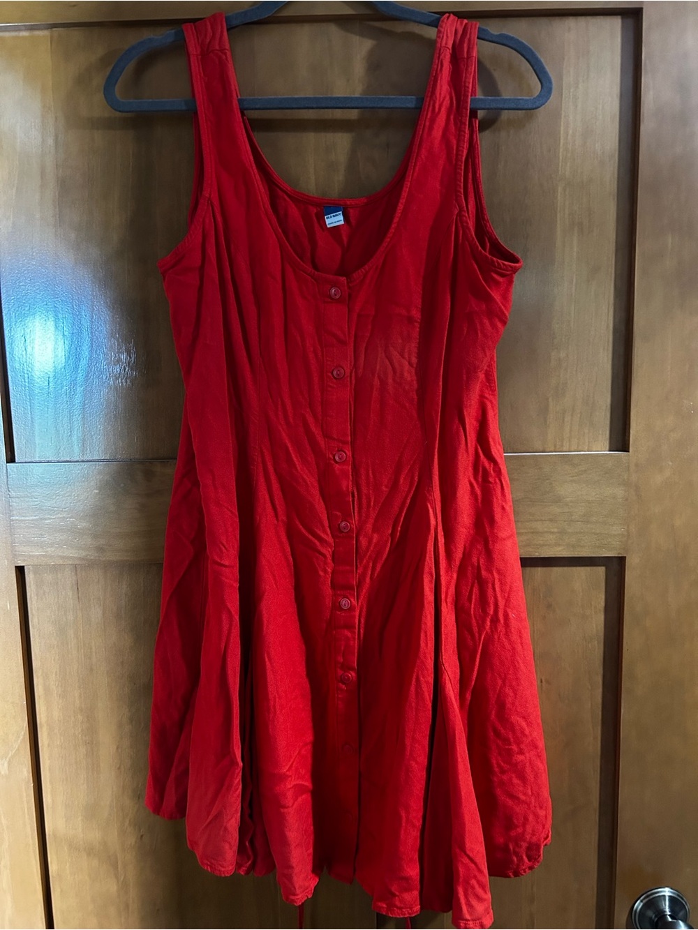 Red Flowy Summer Dress From Old Navy